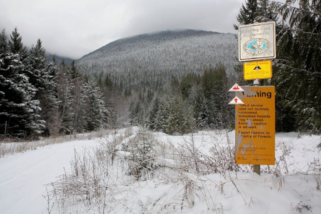 Skimikin Trails in Winter - Kamloops Trails